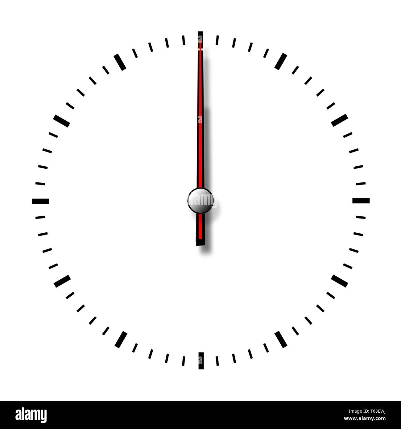 Study Clock Without Numbers Clock without numbers isolated on white background Stock Photo - Alamy