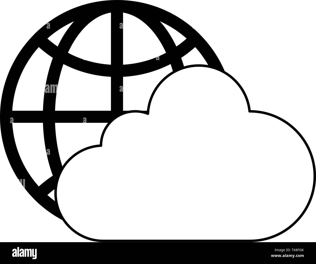 Cartoon weather map Black and White Stock Photos & Images - Alamy