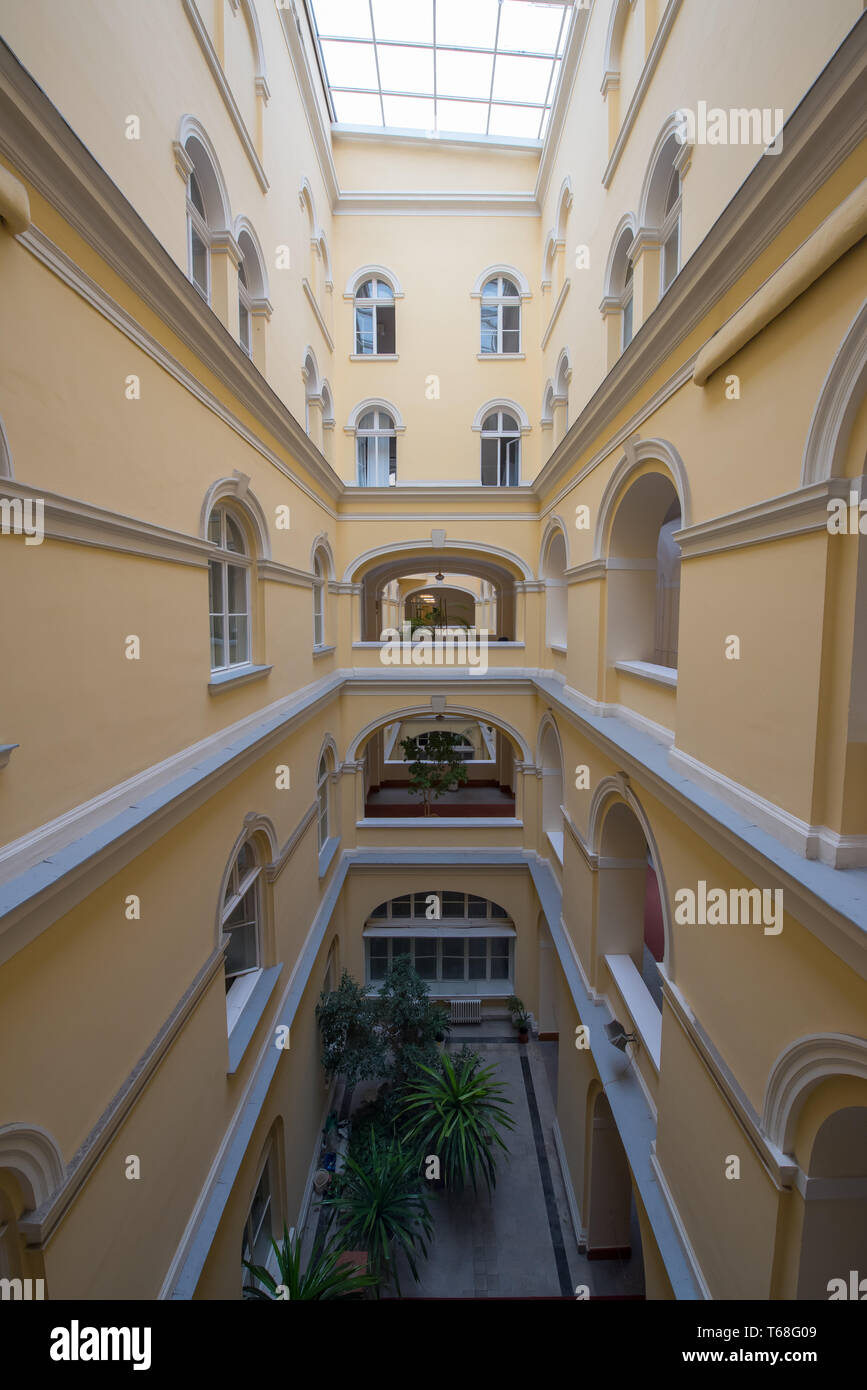 Interior of the Ministry of Agriculture, Budapest, Hungary Stock Photo