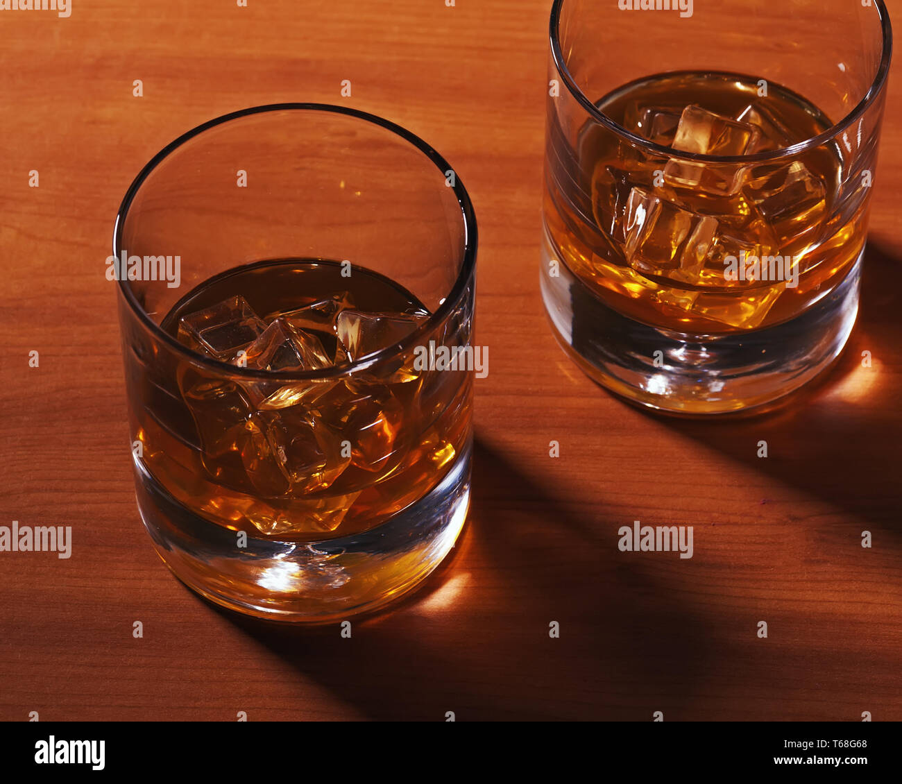 Whiskey with an Ice Ball in a Glass. Stock Photo - Image of lounge, dark:  173206876