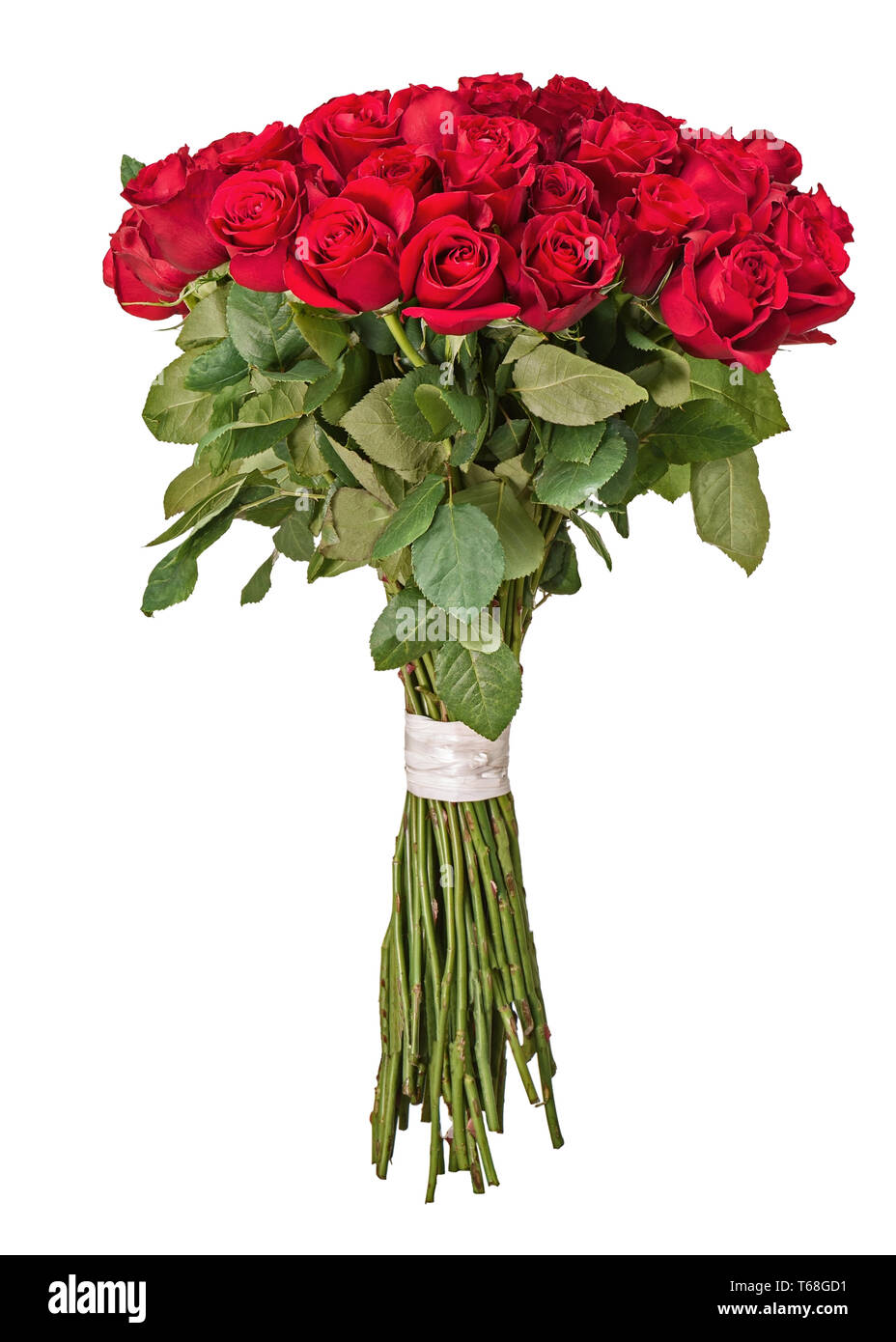 Colorful flower bouquet from red roses isolated on white background ...