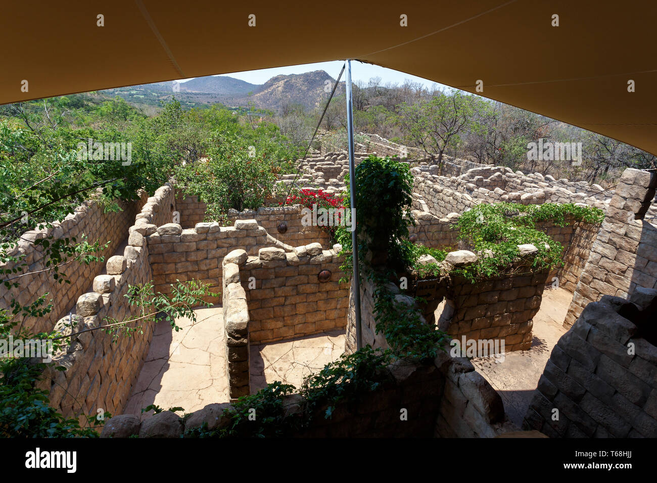 Maze, labyrinth in Lost City, South Africa Stock Photo Alamy