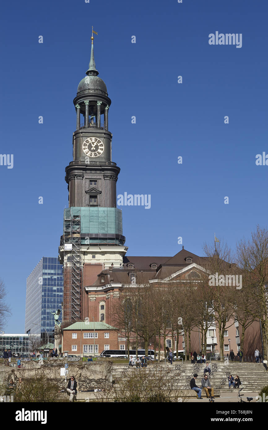 St michaelis kirche in hamburg hi-res stock photography and images - Alamy
