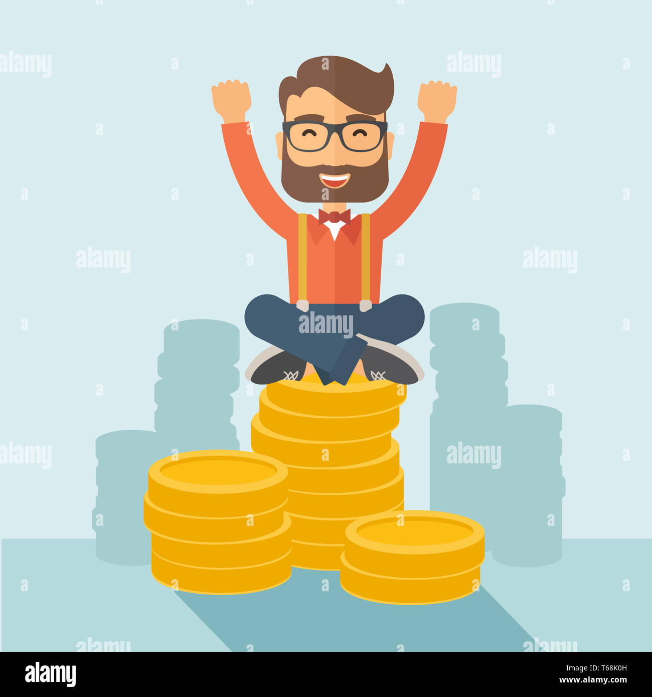 Young Achiever Vector Hi Res Stock Photography And Images Alamy