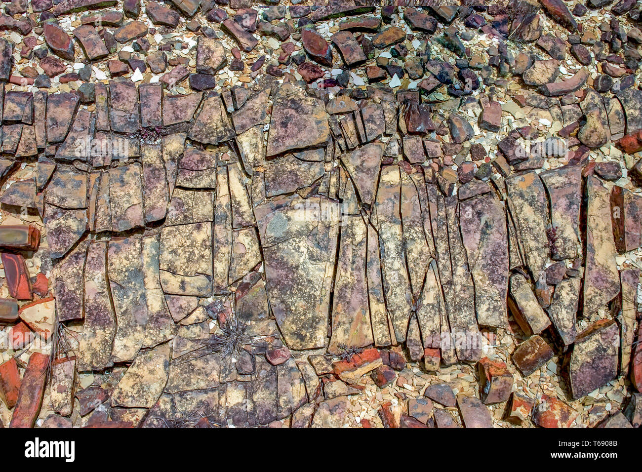 Peperitic Texture Sedimentary Rocks Sedimentary rock texture hi-res stock photography and images - Alamy