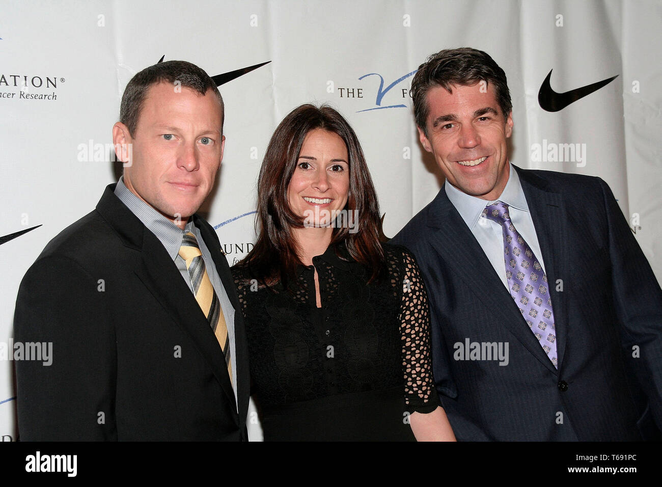 New York, USA. 25 Apr, 2007. Lance Armstrong, Jennifer Fowler, Chris