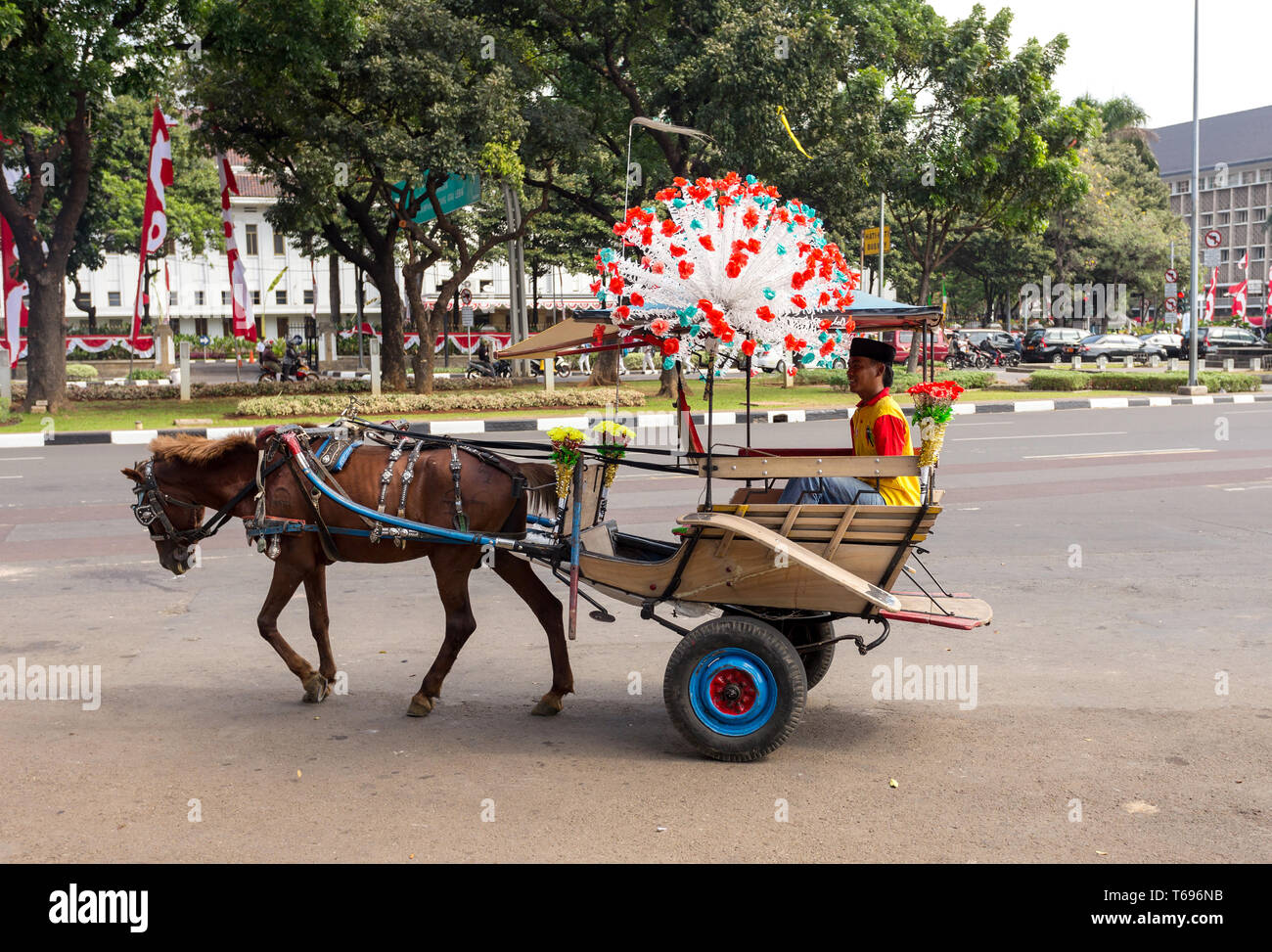 Horse drawn carriage in indonesia hi-res stock photography and images ...