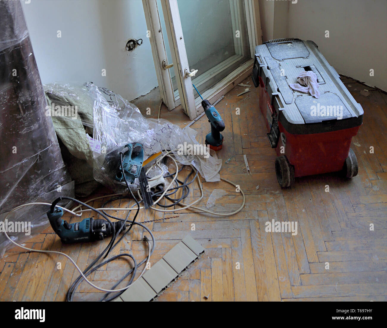 Tools for repair and construction Stock Photo