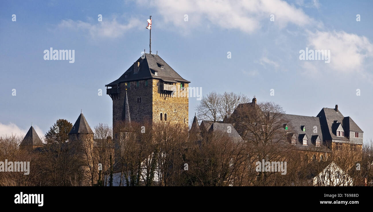 Burg Castle, Solingen, Bergisches Land, North-Rhine-Westphalia, Germany Stock Photo