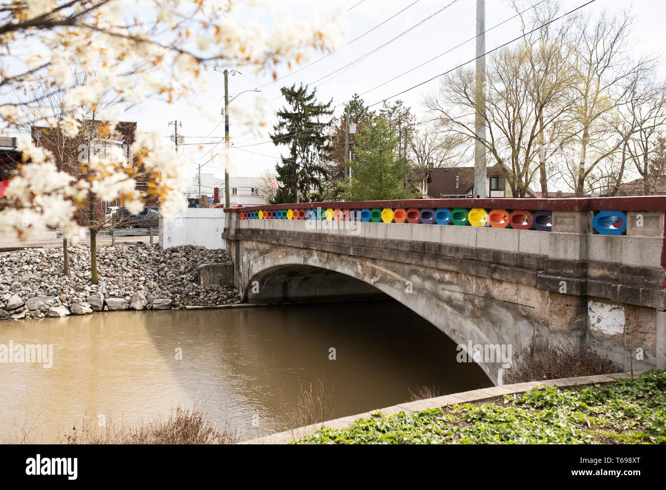 Rainbow bridge river hi-res stock photography and images - Alamy