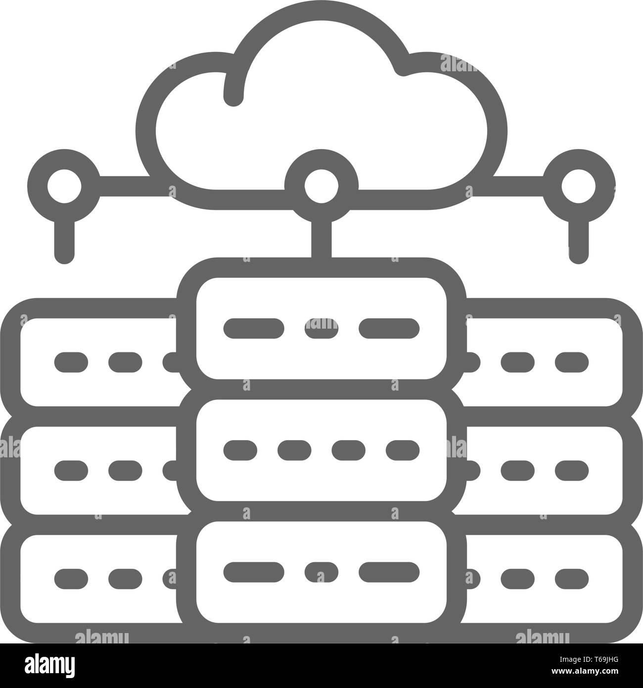 Distributed computing background Black and White Stock Photos & Images ...