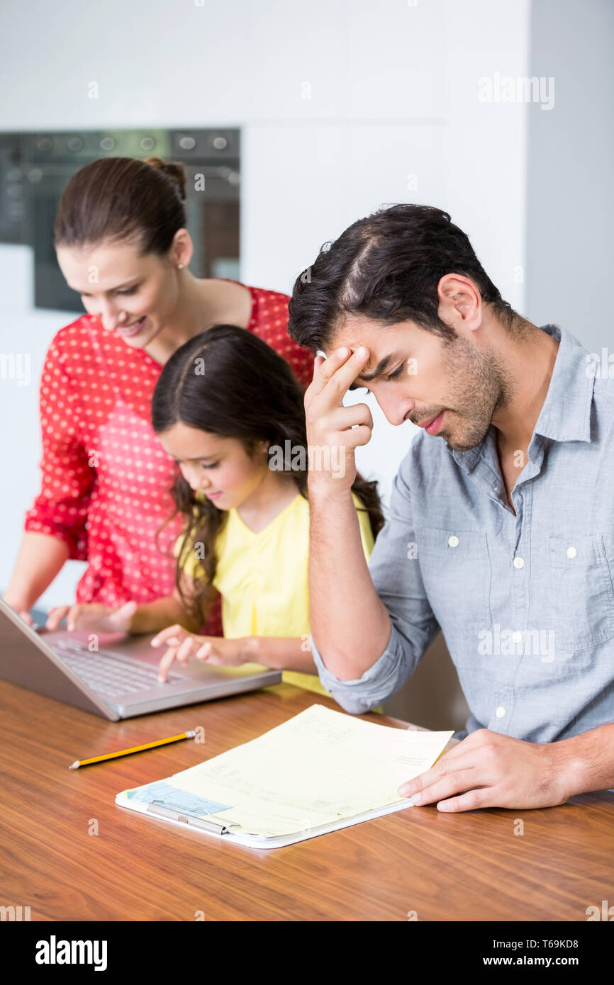 Tensed parents hi-res stock photography and images - Alamy