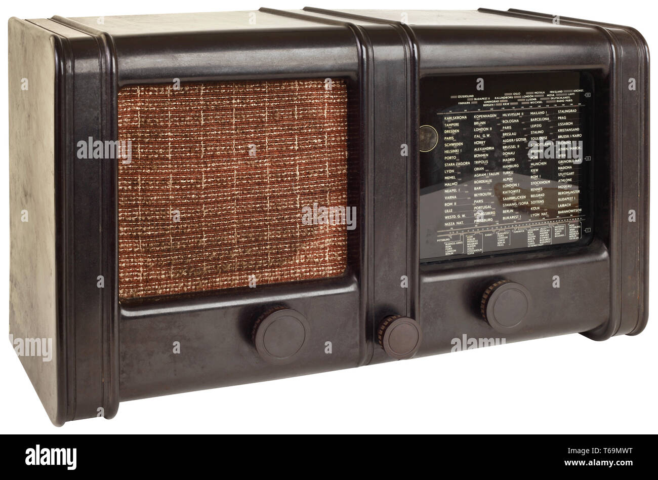 Old Tuner Cutout Stock Photo