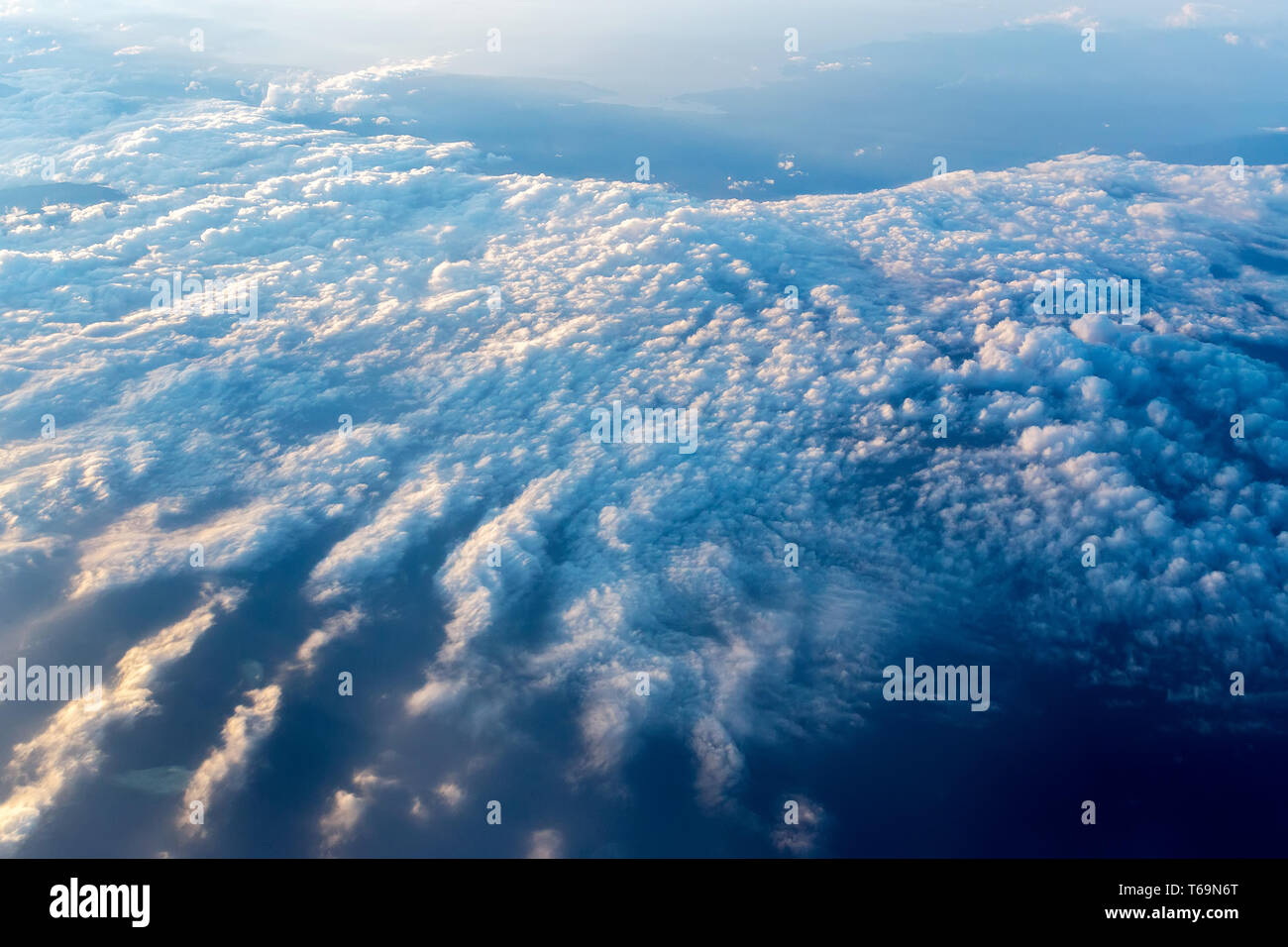 Big white cloud and blue sky background Stock Photo - Alamy