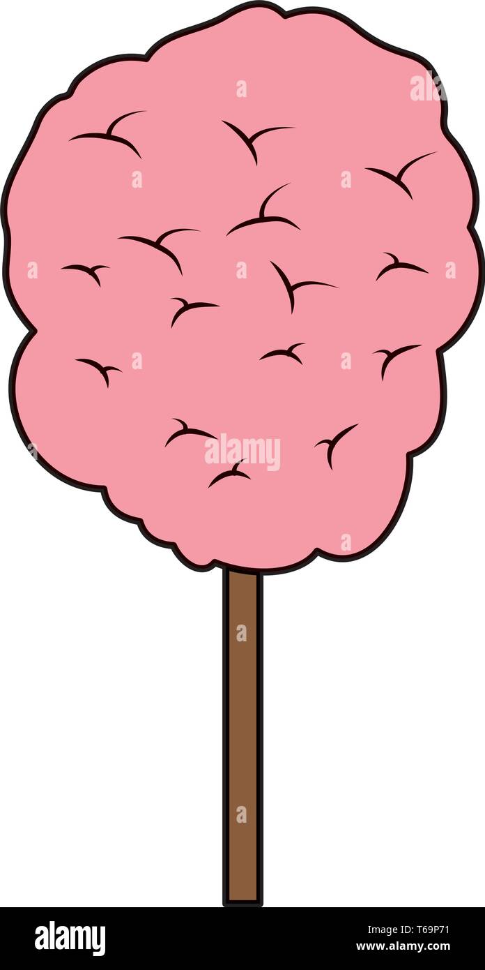 sweet cotton candy icon Stock Vector Image & Art - Alamy