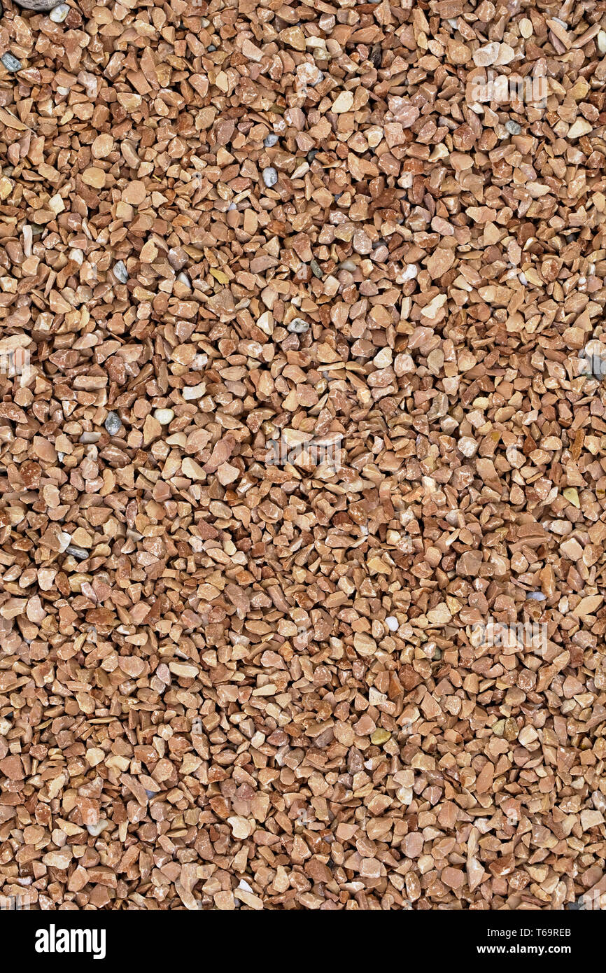 Beige Gravel Background Stock Photo