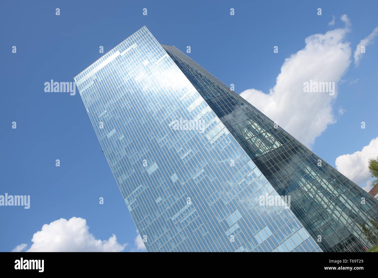 Headquarter of the European Central Bank (ECB), Frankfurt, Germany Stock Photo