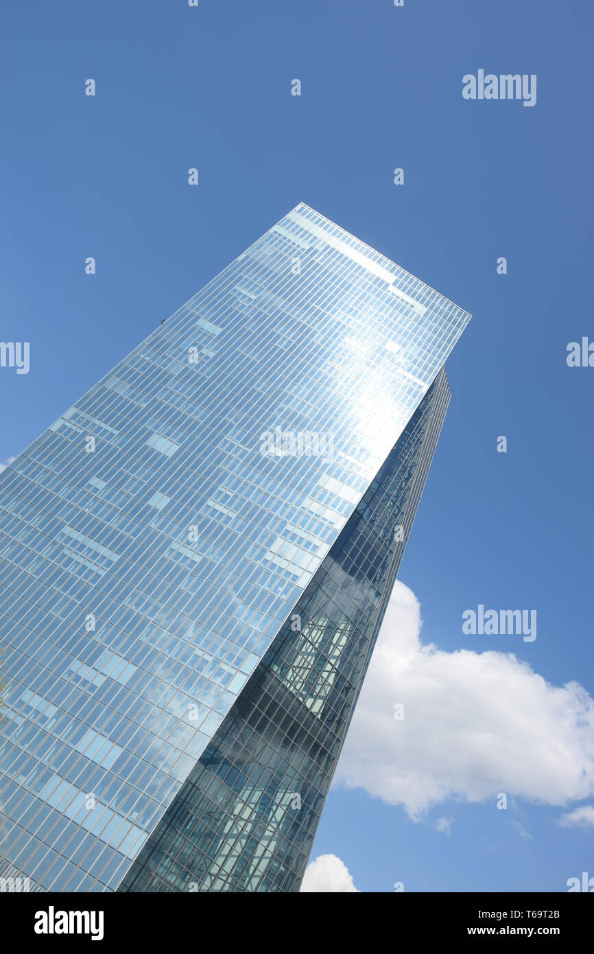 Headquarter of the European Central Bank (ECB), Frankfurt, Germany Stock Photo