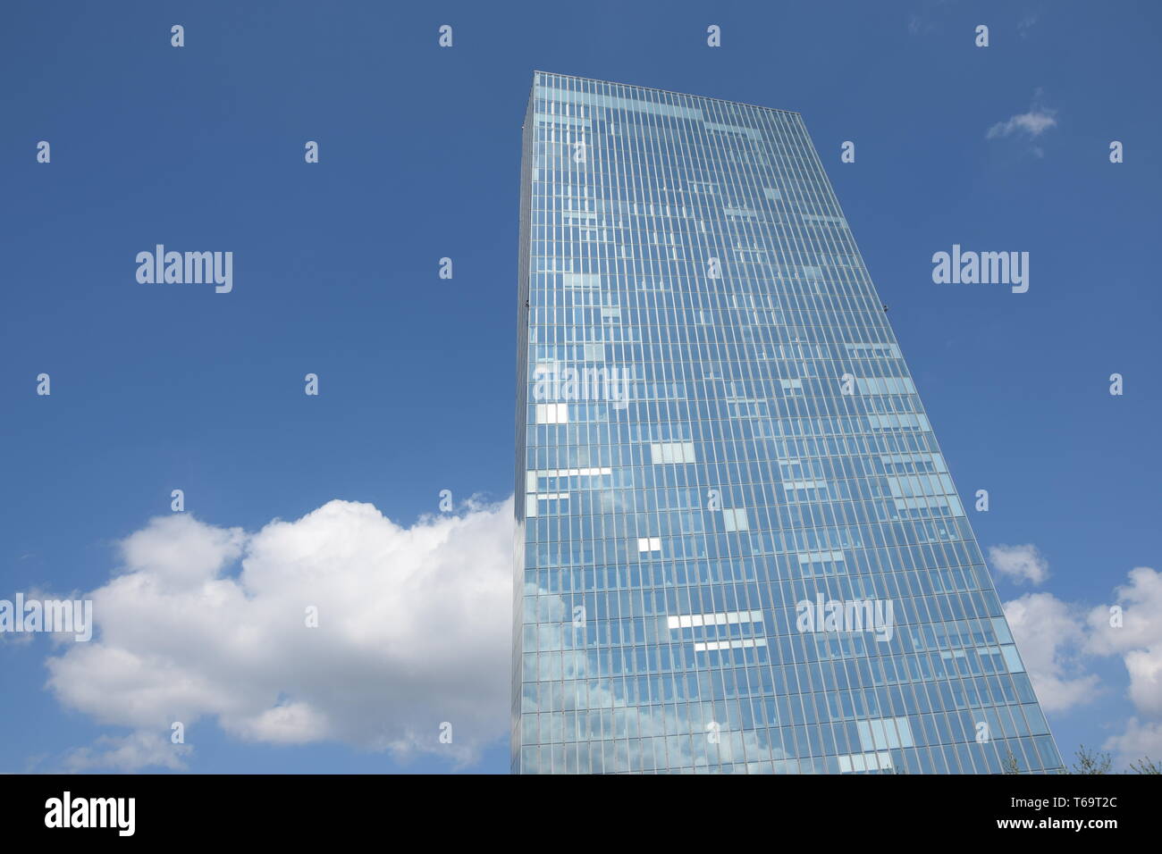 Headquarter of the European Central Bank (ECB), Frankfurt, Germany Stock Photo