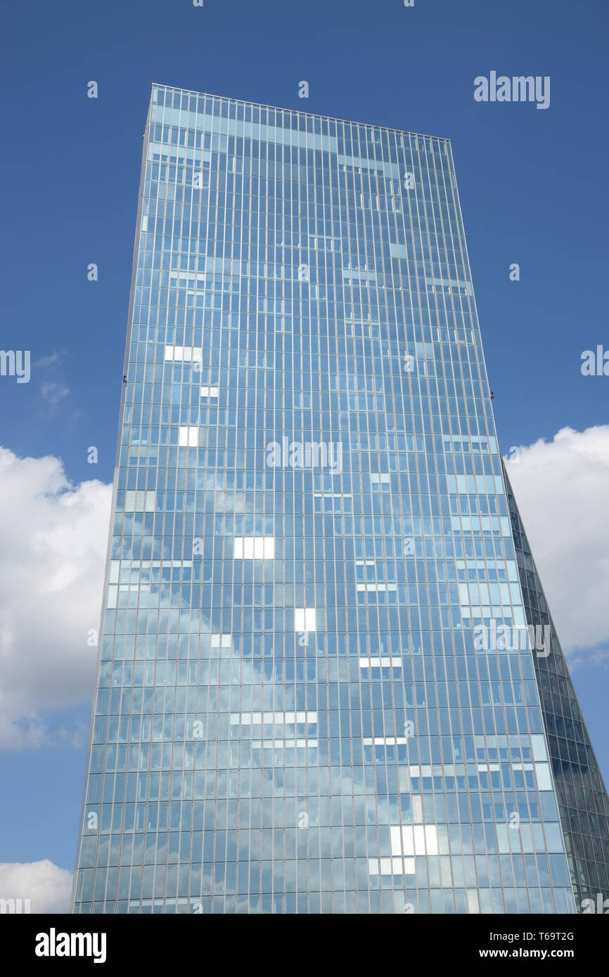 Headquarter of the European Central Bank (ECB), Frankfurt, Germany Stock Photo