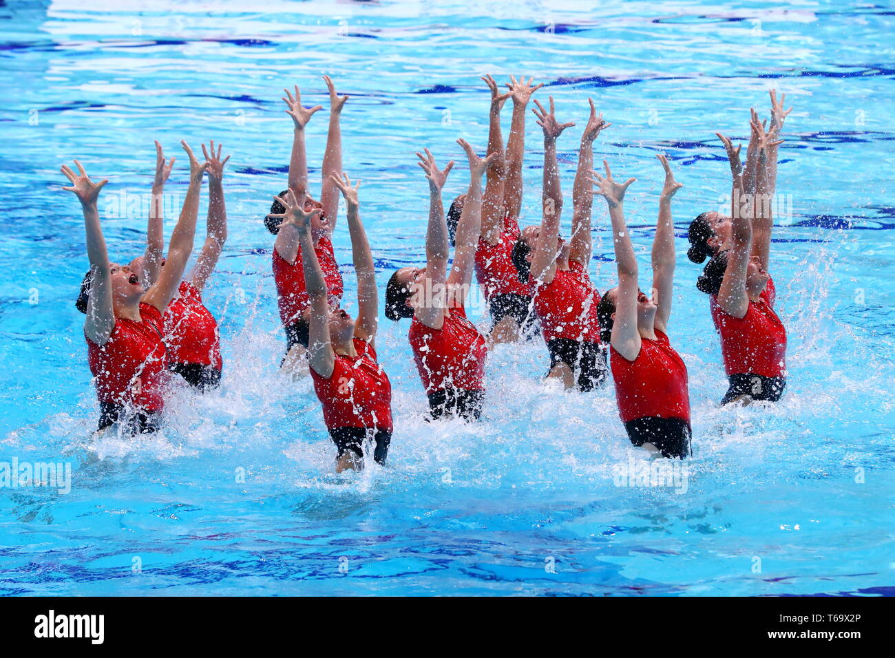 Spain Team Group (ESP), APRIL 29, 2019 Artistic Swimming : The 95th ...