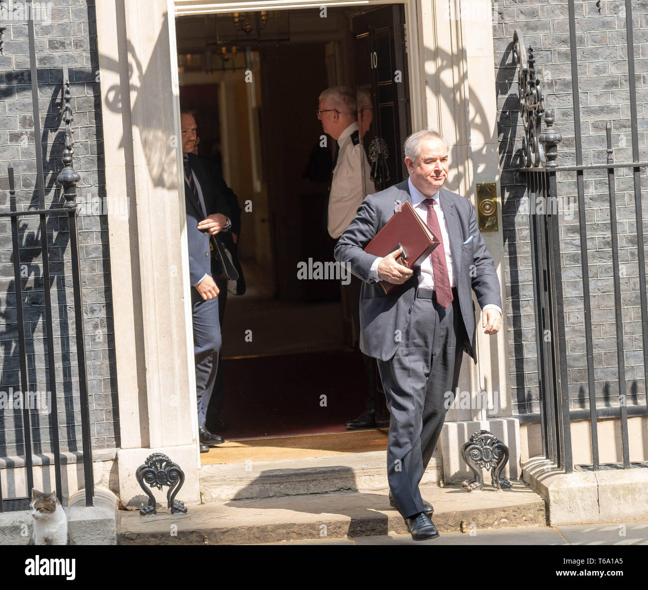 London 30th April 2019, Geoffrey Cox  leaves a Cabinet meeting at 10 Downing Street, London Credit Ian Davidson/Alamy Live News Stock Photo