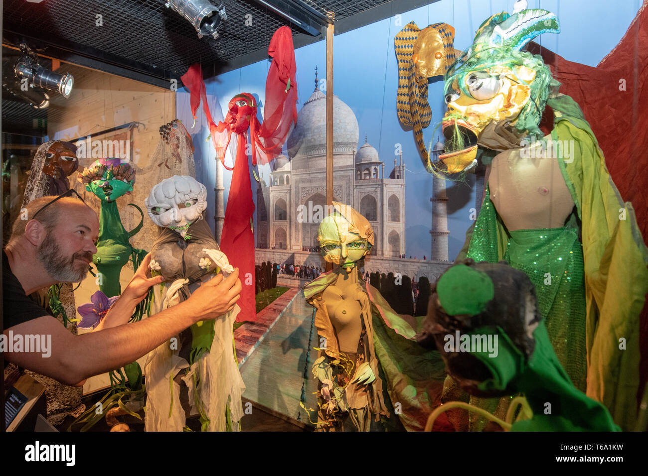 Augsburg, Germany. 30th Apr, 2019. In the Augsburg puppet theatre