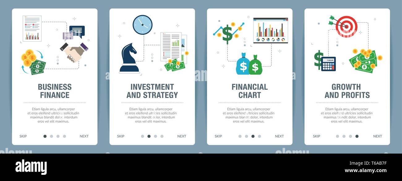 Business Finance Investment And Strategy Financial Chart Growth