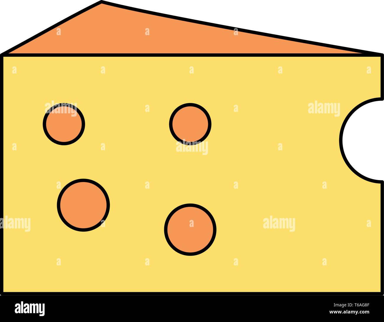 cheese slice icon Stock Vector Image & Art - Alamy
