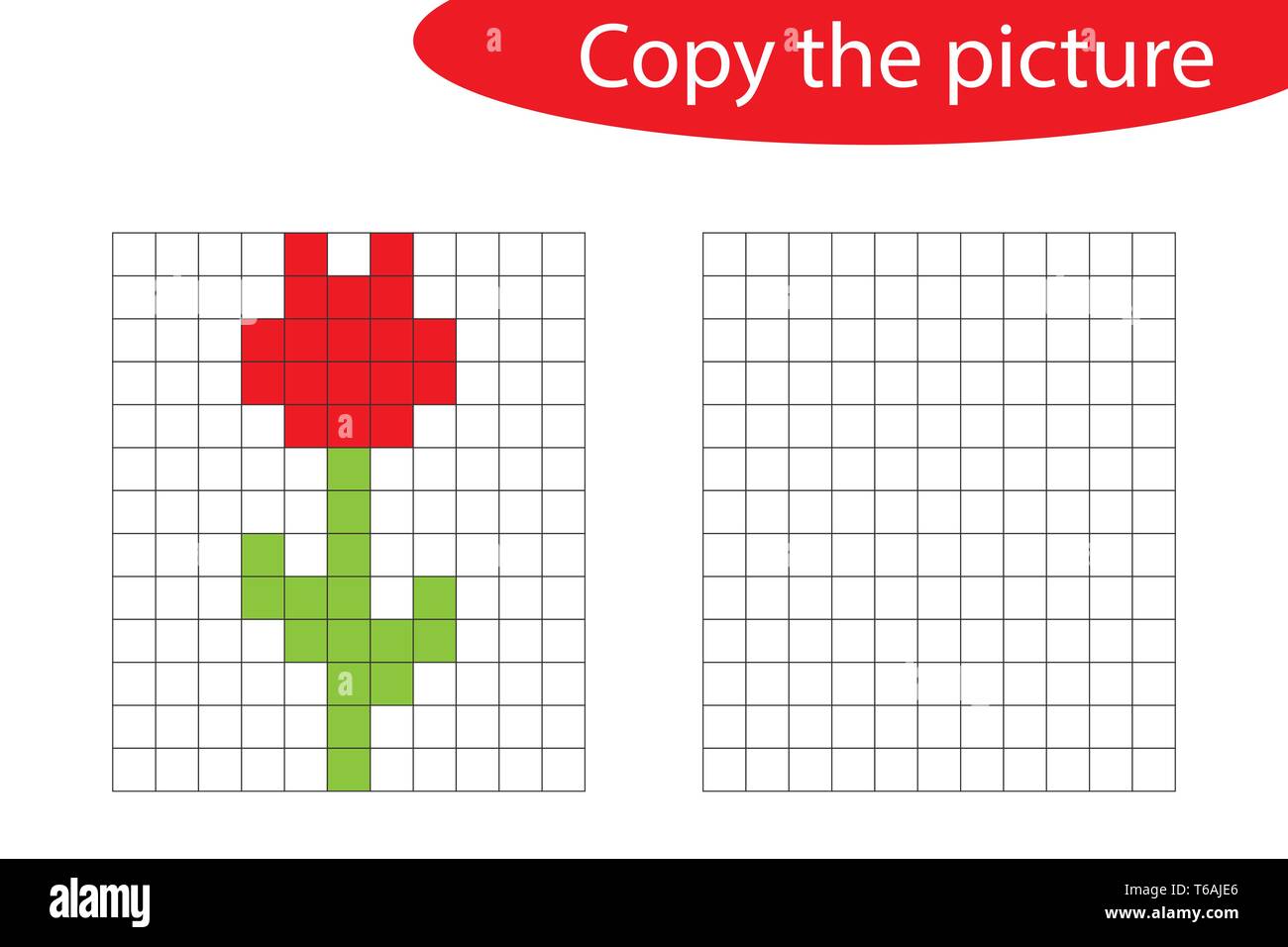 Easy Pixel Art For Kids Copy The Picture Pixel Art Ice Cream