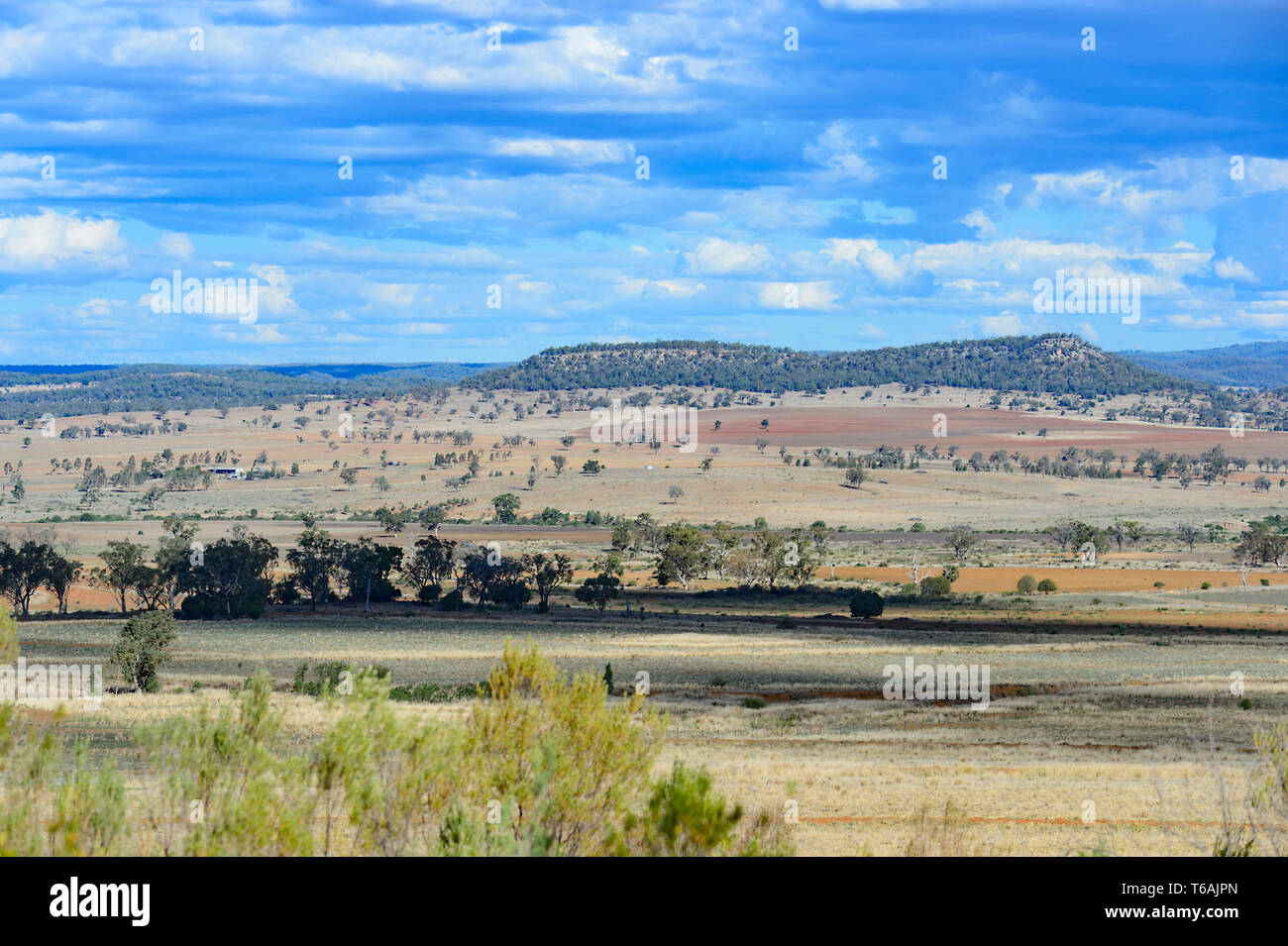 Picturesque scenery along the Carnarvon Highway, Queensland, QLD, Australia Stock Photo