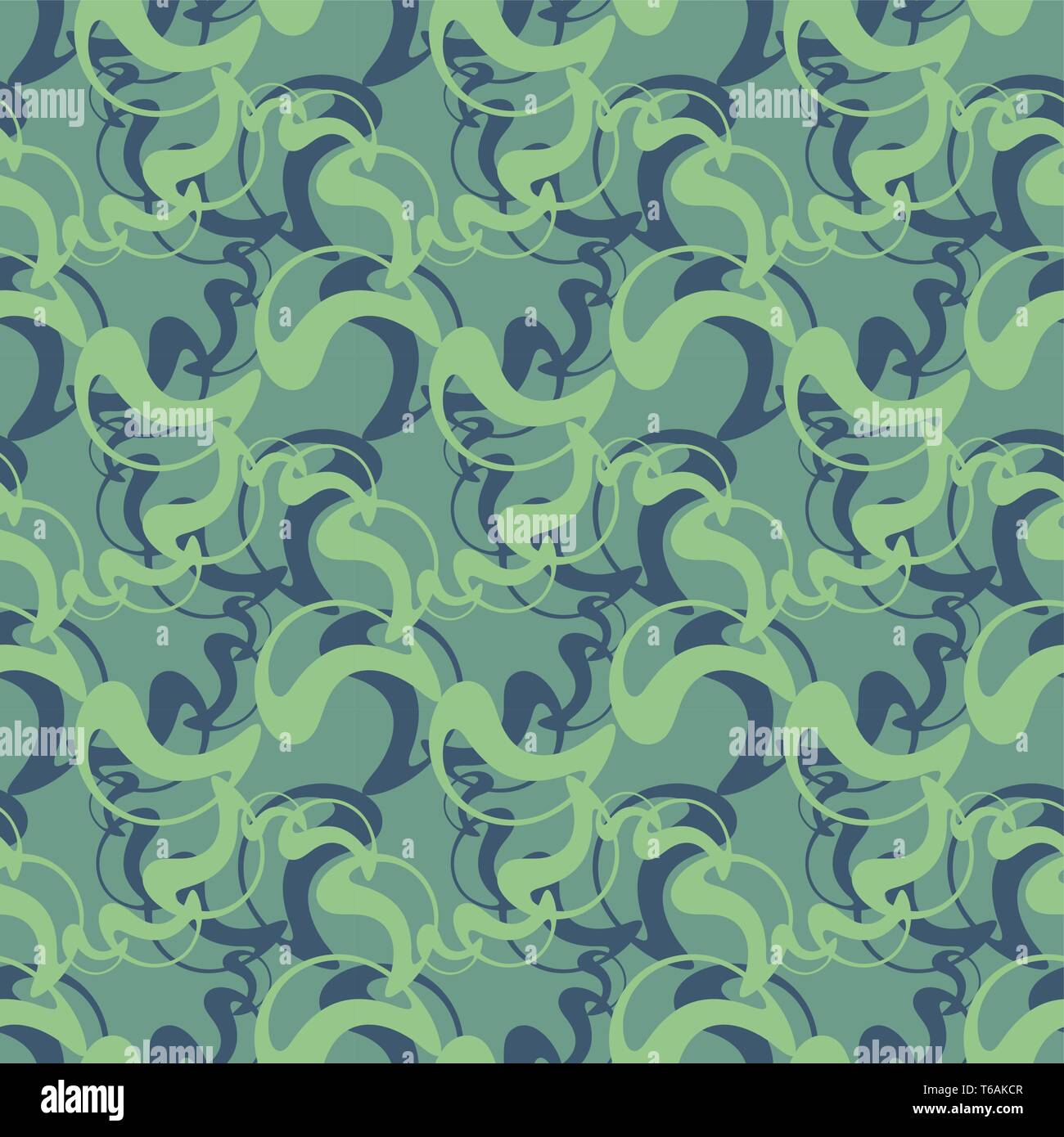 Abstract vector elements on cold pattern. Vintage seamless design for ...