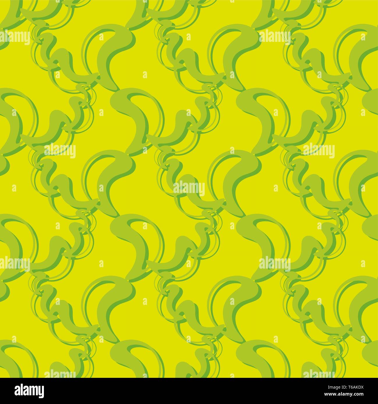 Abstract vector elements on fresh pattern. Vintage seamless design for ...