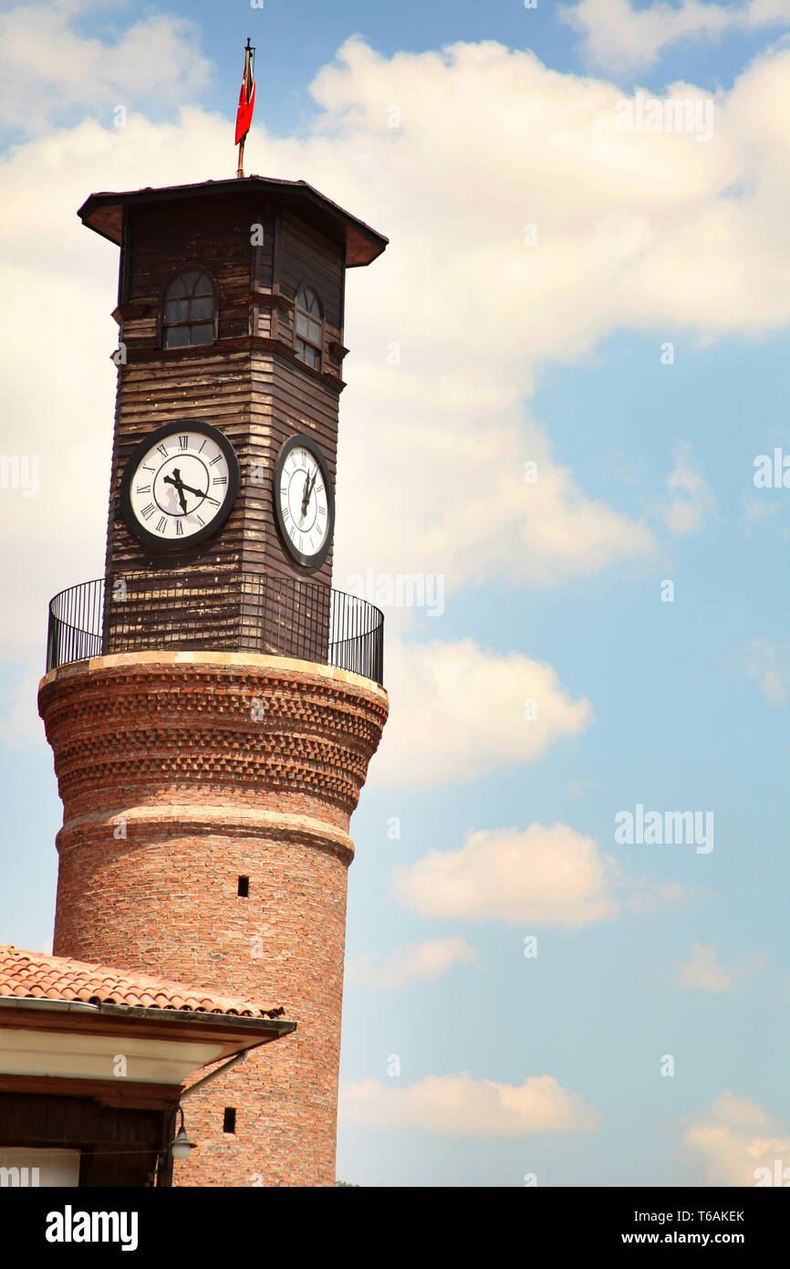 Tall stone built clock hi-res stock photography and images - Alamy