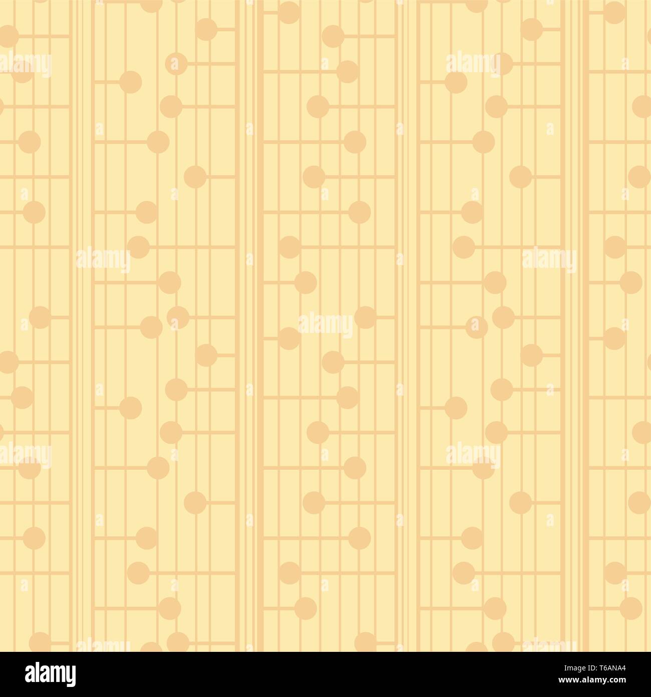 Abstract geometric seamless pattern. Dotted vector pale ornament for textile, wrapping paper, fabric, wallpaper, web etc. Stock Vector
