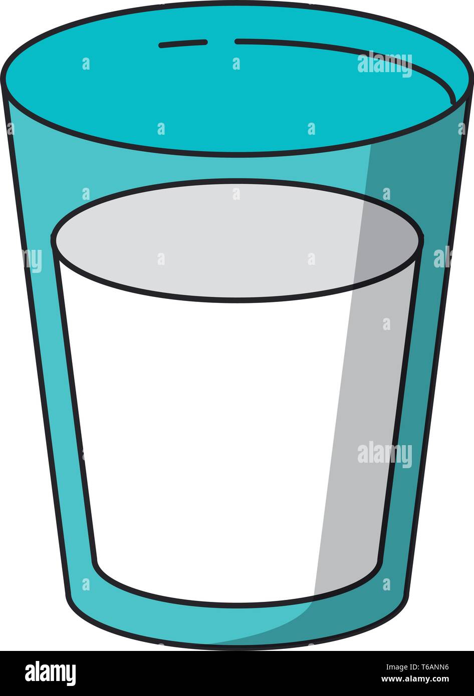 Milk Glass Cup Cartoon Isolated Stock Vector Image Art Alamy Milk Glass Cup Cartoon Isolated Stock Vector Image Art Alamy