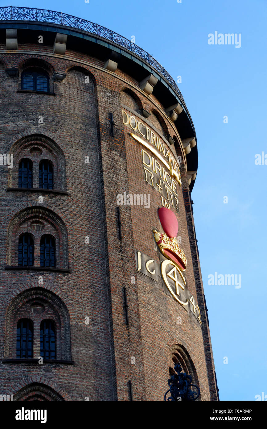 Round Tower, Copenhagen, Denmark, Scandinavia, Europe Stock Photo