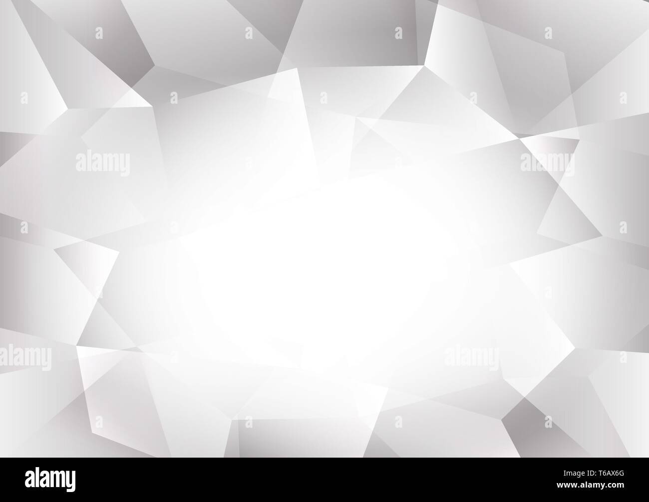 Gray and white color polygon abstract background with copy space ...