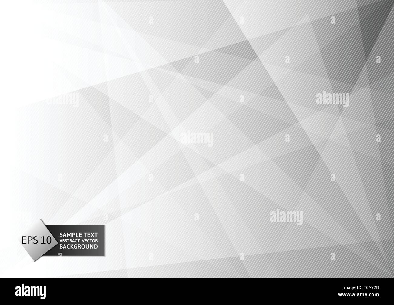 Abstract geometric gray and white color, Modern design background with ...