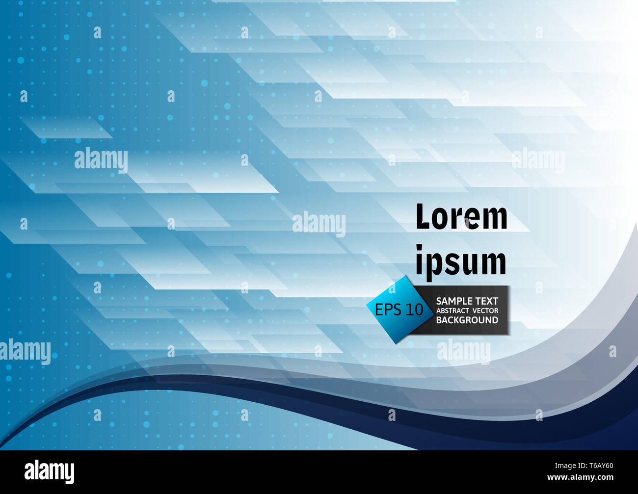 Blue abstract geometric vector background Stock Vector Image & Art Alamy