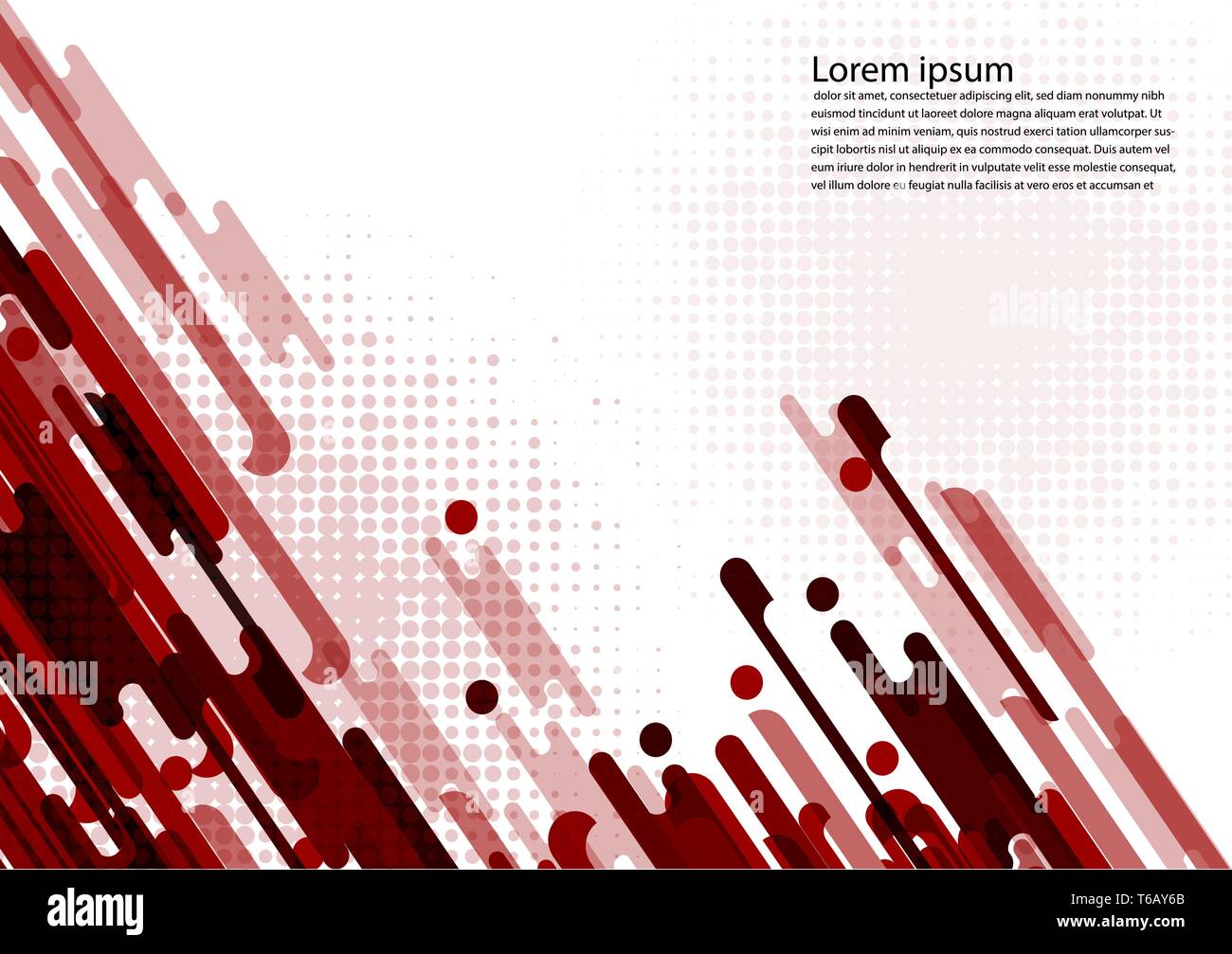 Red color geometric abstract background vector Illustration Stock ...