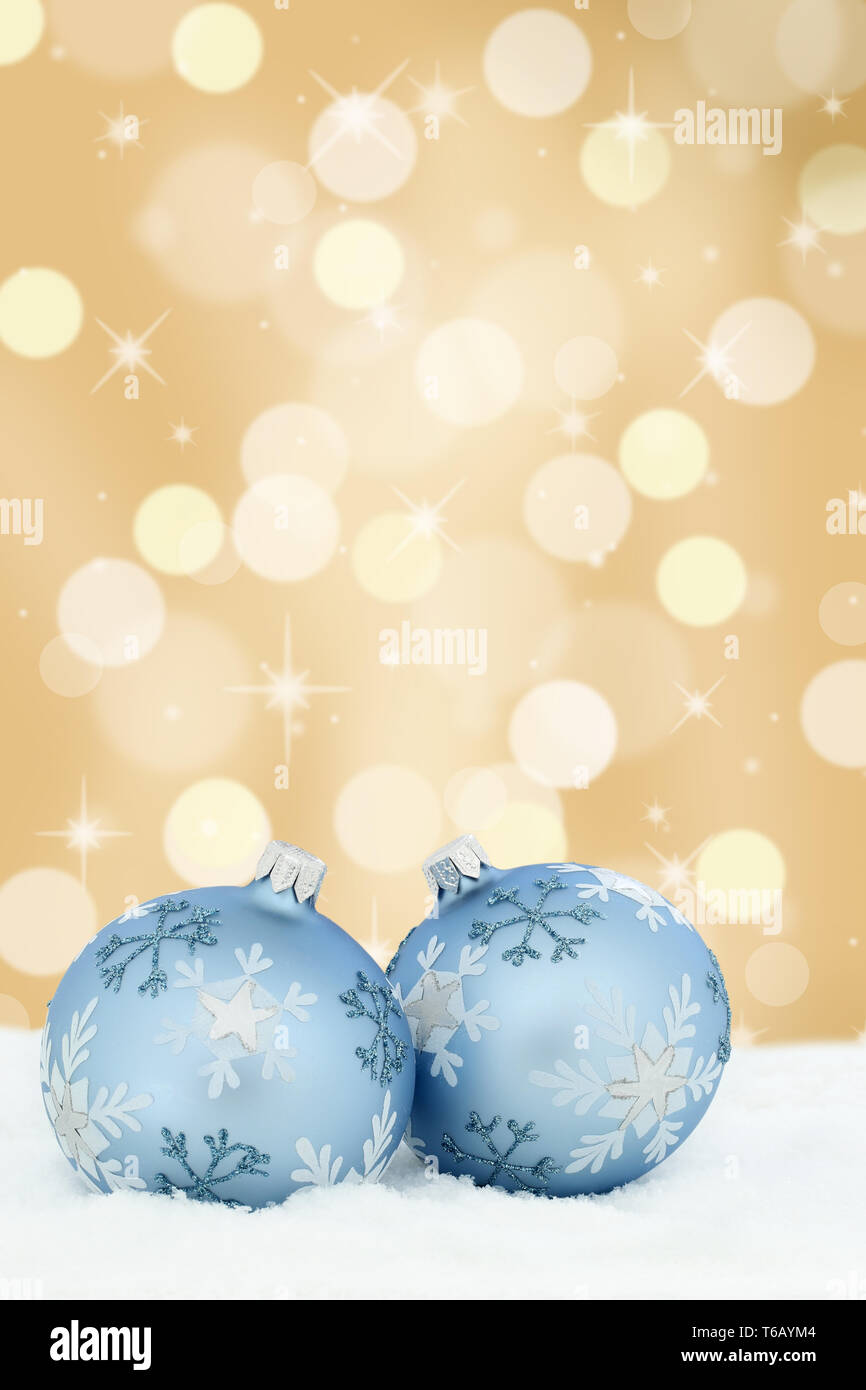 Second Ave Weihnachtskarte Für Schwester & Schwager – Goldkugel Design, Premium-Leinenkarton