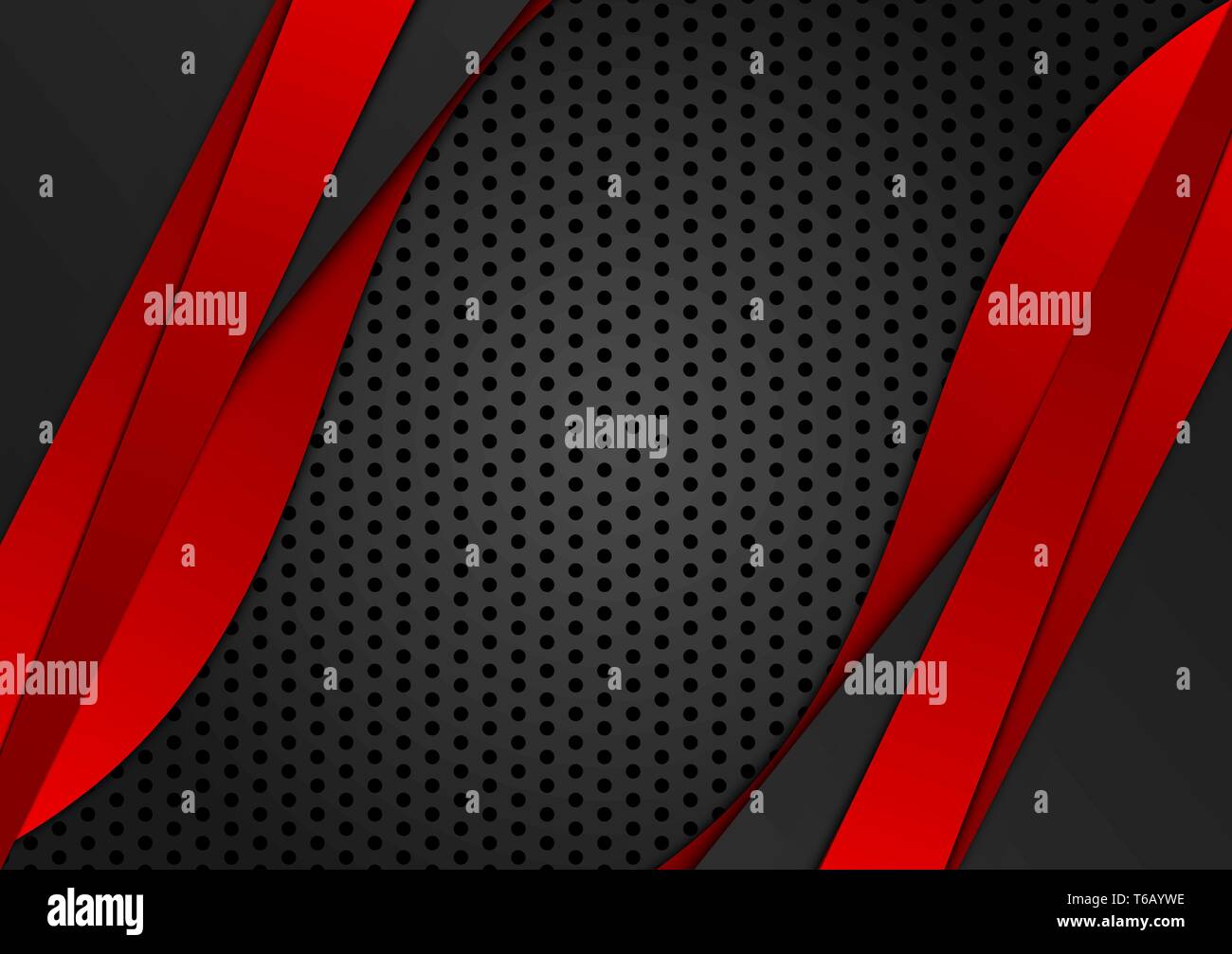 Abstract geometric background red and black color. Vector Illustration ...