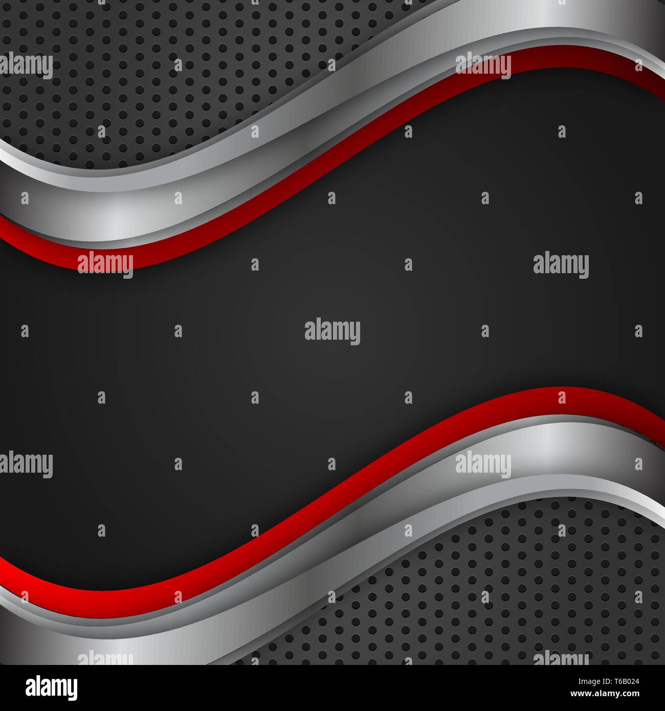Geometric vector abstract background red and black color with copy ...