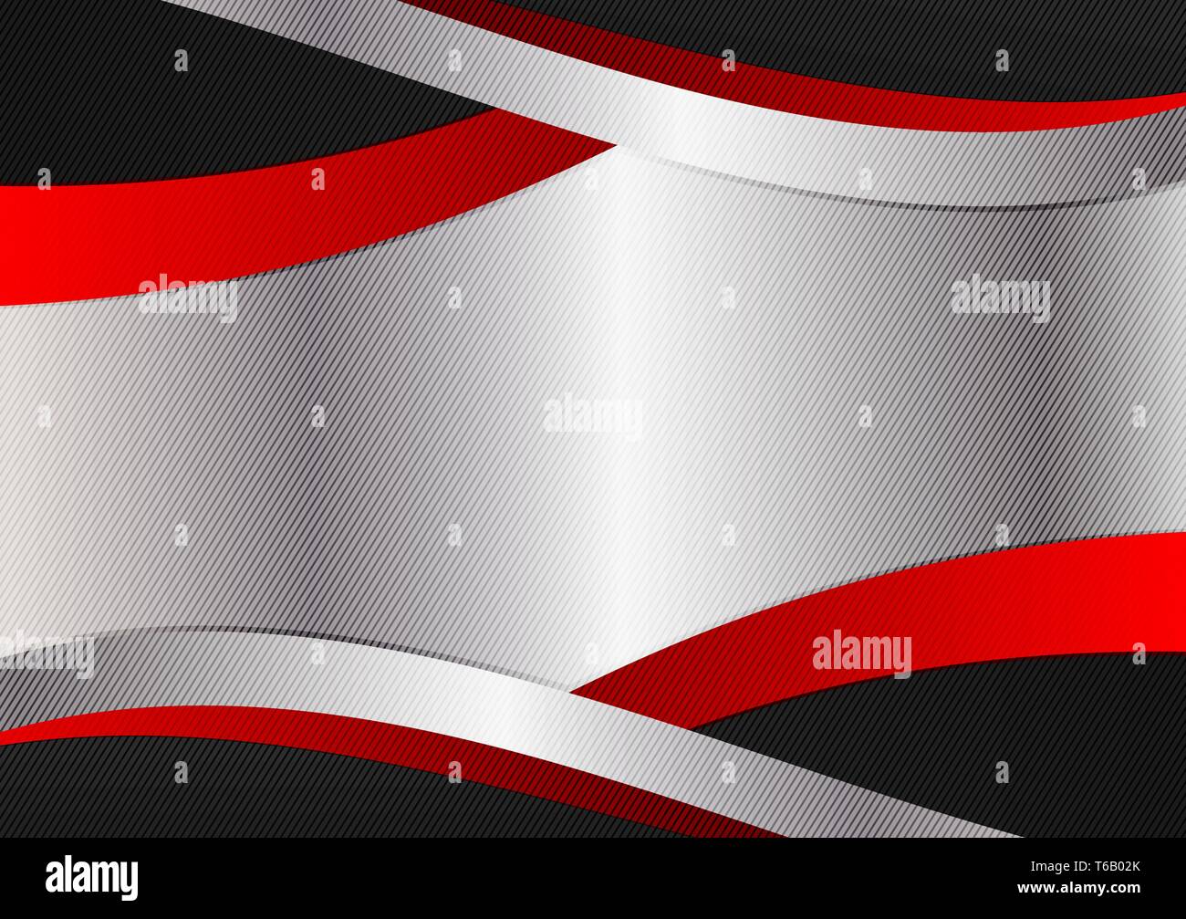 Silver red and black color graphics design. Vector geometric abstract ...