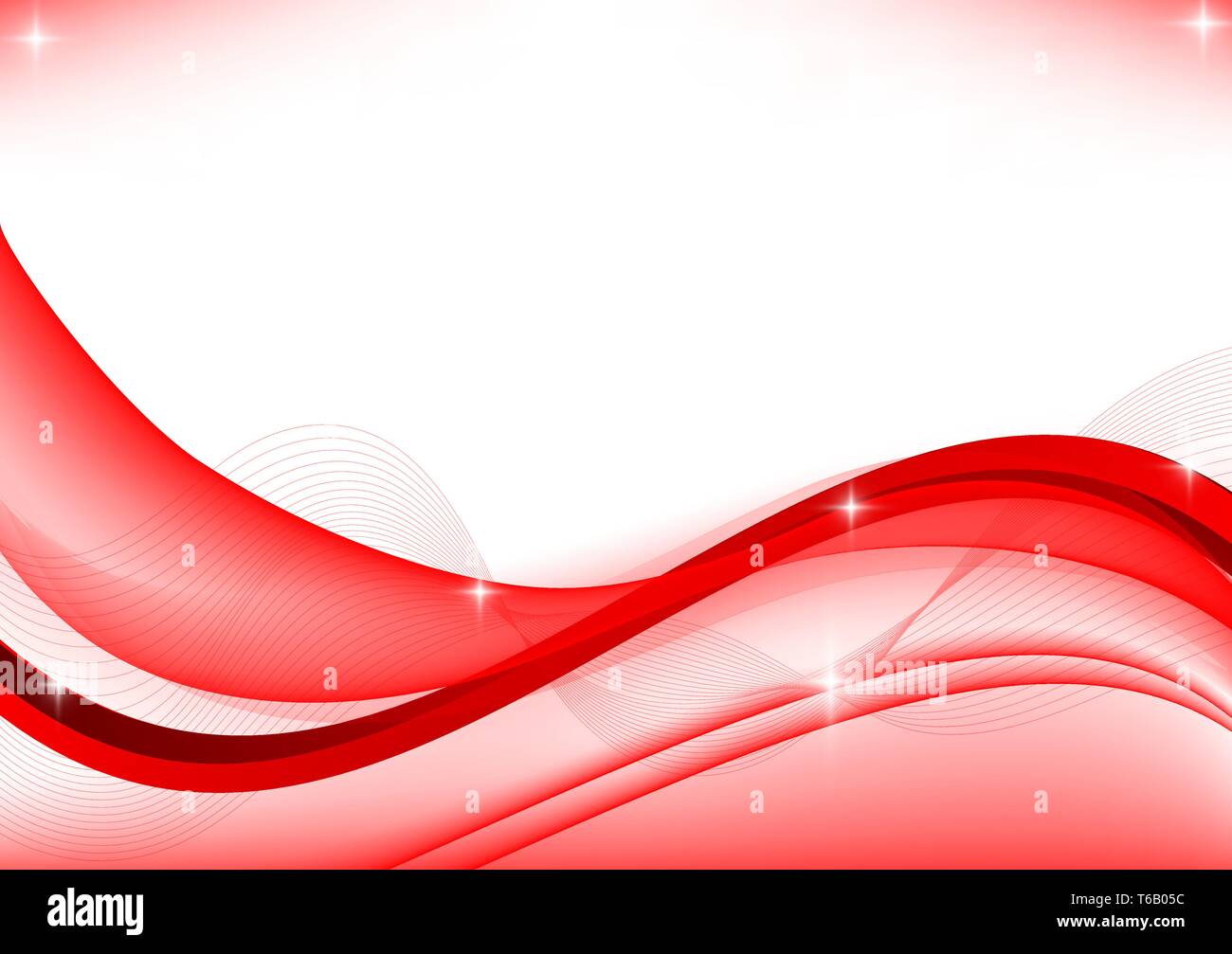 Red abstract wave and smoke background. Vector illustration for your  business Stock Vector Image & Art - Alamy