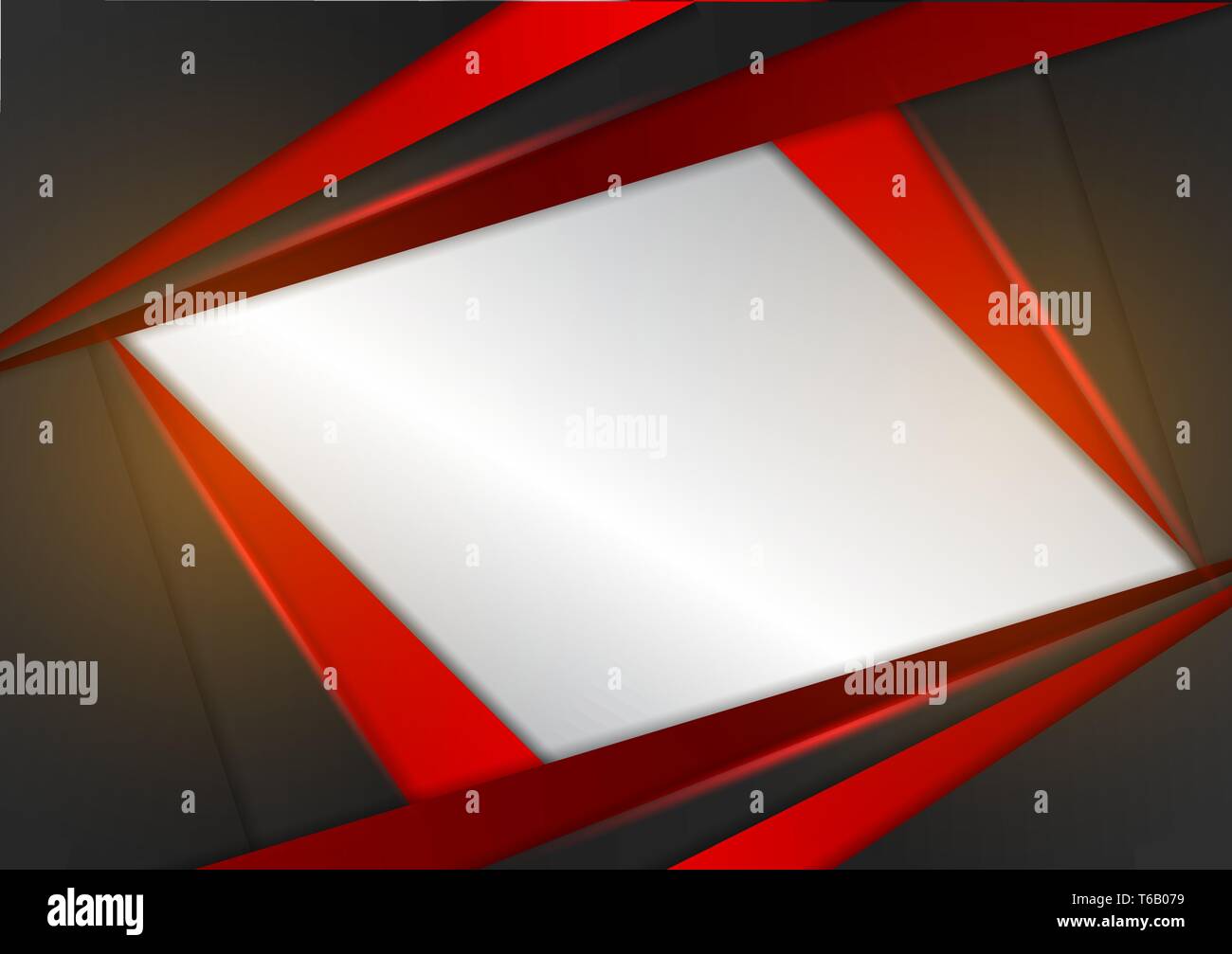 Red and black color geometric abstract background vector illustration ...