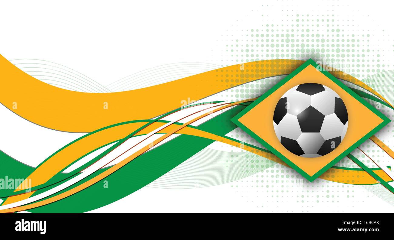 Soccer ball design element vector abstract background Stock Vector