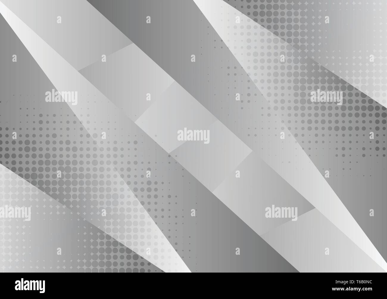 Gray and white geometric abstract background, Vector illustration with ...