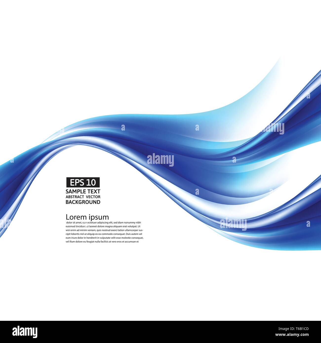 Abstract blue background with geometric pattern of lines. Wave and ...